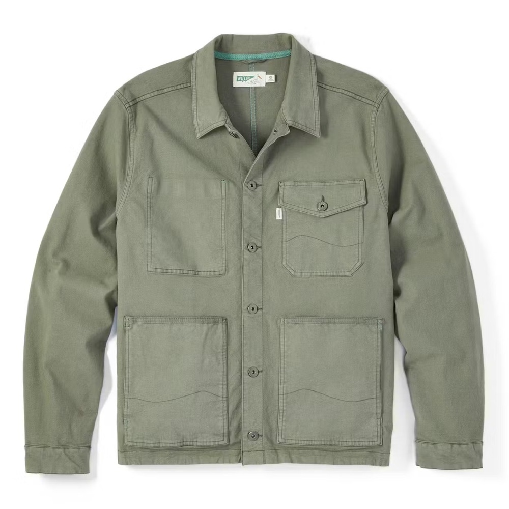 The Maker’s Stretch Chore Jacket - Medium - Tobala Green
